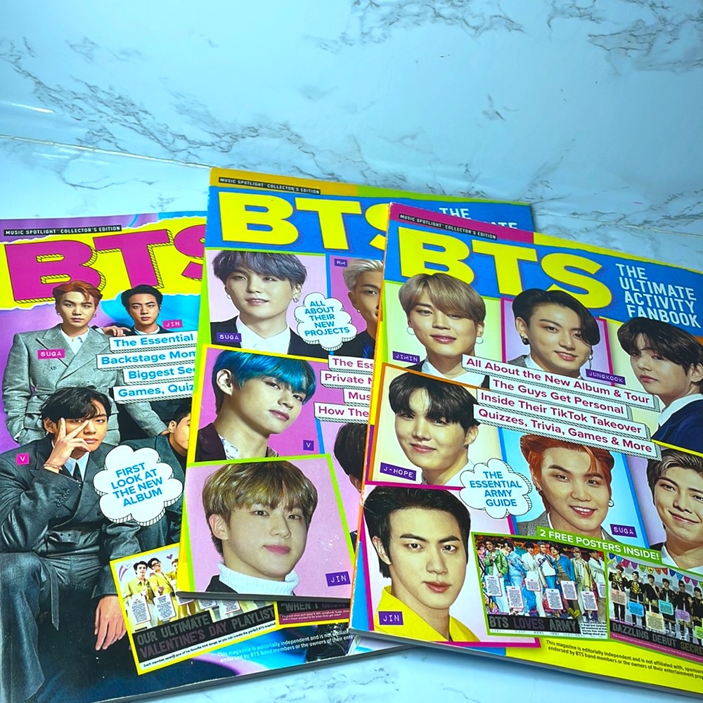 3 Bts Magazines - Ultimate Activity Fan Books With 6 Free Posters. Army 2025 View 5